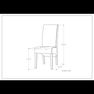 Avalon - Deluxe Parson, Dining Chair (Set of 2)