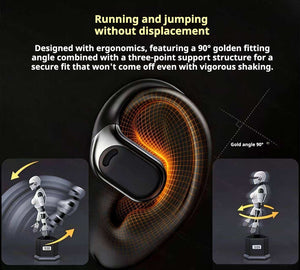 KP-214 New Model Wireless Bluetooth Ear Hook Headphones OWS Open Ear Design High Fidelity Audio Long Battery Life And Noise Cancellation
