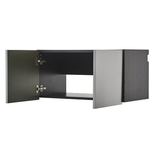 Astro Series - Wall Storage Cabinet With Soft Closing Drawers - Metallic Gray