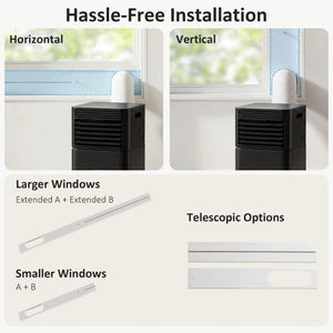 Modern Mobile Air Conditioner with Wheels