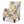 Paradise Upholstered Arm Chair, Off-White/Floral Printed On Cotton