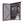 Lean To Shed With Windows, Tool House With Sloping Roof With 2 Vents And 1 Side Open Door For Backyard - Gray