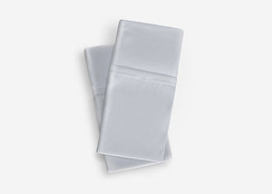 BedGear Ver-Tex Pillowcase 2pc Set, Light Grey, Queen