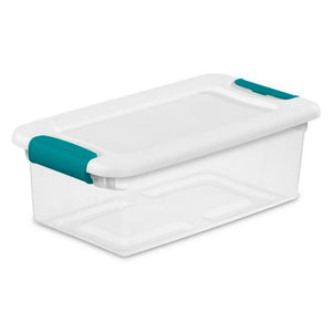 Sterilite 15 Qt Stackable Storage Boxes & 6 Qt Organizing Bins, 12 Pack Each