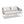 Rowan - Rope Barrel Back Patio Conversation Loveseat Sofa - Optic White
