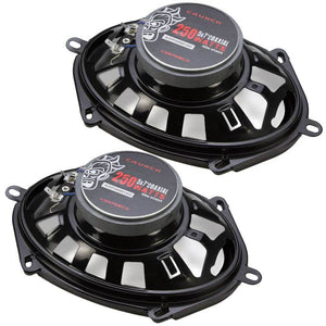 Crunch 250W Full Range 2 Way Coaxial Car Audio 5x7 by 6x8" Speaker Pair CS5768CX