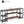 TV Stand For TVs, Extra Long With 3 Tier Ventilated Shelves - Rustic Brown