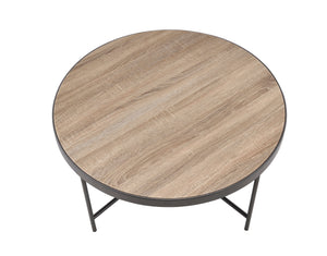 Bage Weathered Round Coffee Table