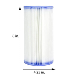 Intex 18' x 48" Inflatable Above Ground Pool Set with Filter Cartridges (6 Pack)