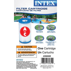 Intex 18' x 48" Inflatable Above Ground Pool Set with Filter Cartridges (6 Pack)