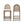 Arlin Upholstered Stool with Curved Back and Footrest - Set of 2