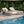 White Iron Outdoor Chaise Lounge