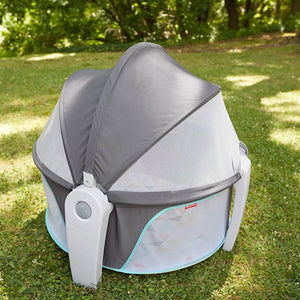 Fisher Price On-the-Go Indoor & Outdoor Folding Baby Travel Dome with Sun Canopy
