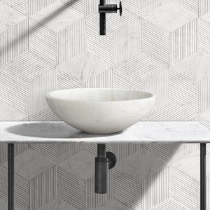 Bathroom Vessel Sink, Circular Design