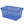 Life Story 55 Quart Stackable Storage Bin, Light Duty Container, Blue, 6 Pack
