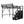 Queen Size Loft Bed With Stairs, Storage Shelves, Wardrobe - Black