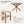 5-Piece Outdoor Acacia Wood Round Dining Set