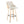 Stella - Contemporary Fixed Height Barstool With Swivel Square Footrest (Set of 2)