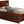 Modern Design Storage Bed With Bookcase Headboard