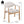 Upholstered Dining Chairs with Curved Back