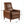 Upholstered Push Recliner Chair With Rubber Wood Legs For Living Room