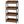 4 Tier Retail Display Rack With Hooks, Tall Metal Snack Stand With Shelves - Brown / Black