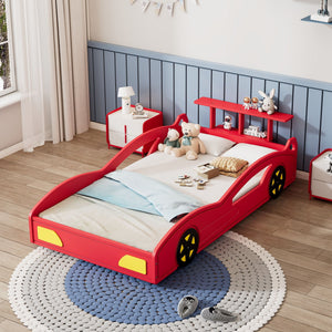 Race Car Platform Bed & Wheels