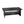 Rectangular Coffee Table With Sliding Door Storage Center
