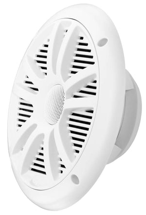 2) New Boss Audio MR6W 6.5" 180W Dual Cone Marine/Boat Speakers Stereo- White - TRAPSKI