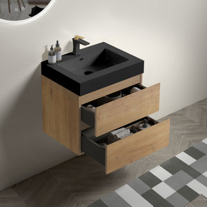 Alice Natural Oak Bathroom Vanity With Sink