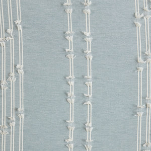 3 Piece Cotton Jacquard Comforter Set Aqua Full/Queen
