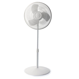 Lasko 16 Inch 3 Speed Oscillating Adjustable Stand Pedestal Floor Fan (4 Pack) - TRAPSKI