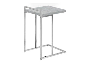 C-Shaped Accent Table, Contemporary & Modern