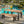 Outdoor Dining Set with 2 Benches and 1 Dining Table - Light Brown