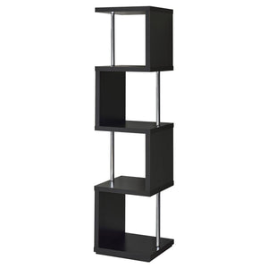 4 Tier Bookcase With Accents