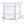 Strick - Freestanding Glass Top Home Bar Wine Cabinet - White