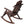Durable Wooden Porch Rocker, Fir Log Rocking Chair