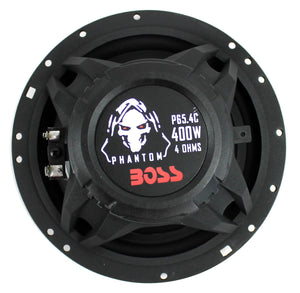 BOSS AUDIO P65.4C 6.5" 4-Way 400W Car Coaxial Speakers Stereo P654C