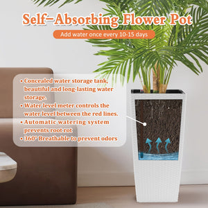 Indoor Outdoor Planter With Automatic Watering System