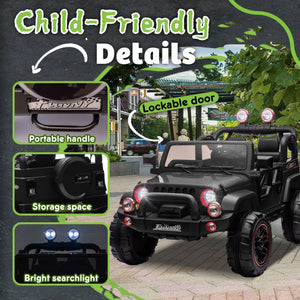 24V Kids Ride-On Electric Car with Parental Control