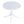 Modern Round Table, Waterproof, UV Resistant And Durable - White