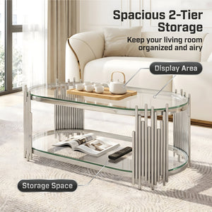 Modern Luxury Coffee Table and Side Table Set