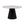 Dining Set With Round Table And 4 Upholstered Chairs - Black / Gray