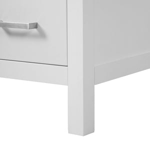 Bathroom Vanity With Integrated Undermount Ceramic Sink, 2 Doors And 1 Drawer, Soft Close Hinges