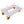 Heavy Duty Furniture Dolly Trolley Car, Aluminum Frame With 3