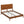 Modern Sled Platform Bed Frame With Slats