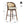 Como Indoor Wood Barstool Set of 2