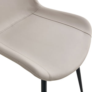 Modern Medieval Style Restaurant Cushioned Chairs With Suede Backrests