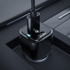 REXING JETSPEED Black 78W PowerDelivery+ USB-C/USB Car Charger