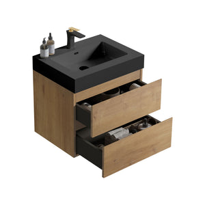 Alice Natural Oak Bathroom Vanity With Sink